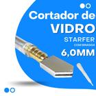 Cortador de Vidro Profissional Corta Até 6mm C/ Reservatorio - Starfer