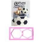 Cortador Geometrico Hexagonal Colméia Bola de Futebol Mod 2