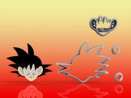 Camiseta para Colorir Dragon Ball Goku com Canetinha