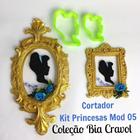 Cortador kit Princesas Mod 05, coleção Bia Cravol