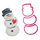 Cortador Linha Nani Magalhaes - Boneco de Neve 12cm