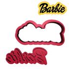 Cortador Marcador Barbie Cookie Fashion Logo - DOCE IMPRESSO