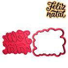 Cortador Marcador Frase Feliz Natal Fashion Lettering