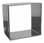 Cortador Quadrado Para Bolos E Tortas 12 X 8 X 3 Cm Inox