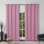 Cortina 2 Metros Rosa Para Porta Blackout PVC 2,80x2,00 - Feffo Cortinas