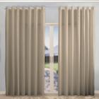 Cortina 4 Metros Largura Tecido Microfibra Várias Cores e Altura