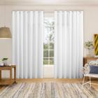 Cortina 4 Metros Largura Tecido Microfibra Várias Cores e Altura