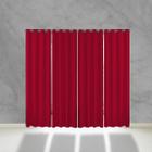 Cortina 5 Metros Blackout PVC Blecaute 5,60x2,80 Para Varão - Feffo Cortinas