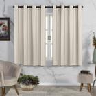 Cortina Blackout 2,00m x 1,30m Quarto Sala Corta 100% a Luz
