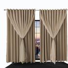 Cortina Blackout 4,10X2,30 Sala E Quarto Blecaute Ana Bege