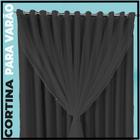 cortina blackout blecaute Miami 5,00 x 2,60 quarto palha