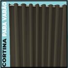 cortina blackout Brenda quarto de janela 5,50 x 2,70 marrom