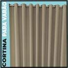 cortina blackout Brenda quarto de janela 5,50 x 2,70 preto - Bravin Cortinas