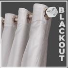 cortina blackout Bruna em tecido 6,00 x 2,80 c/voal preto