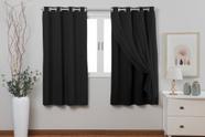 Cortina Blackout Com Voil Para Sala Quarto 2,80 X 1,70M