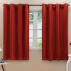 Cortina Blackout Corta Luz 70 % Tecido 2,8 X 1,6 - Vermelho