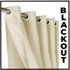 cortina blackout corta luz Lisboa 6,00 x 2,60 c/voal bege