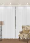 Cortina Blackout Corta Luz Plástico PVC Trilho 2,70x1,70m Branco/Cinza Marka Textil