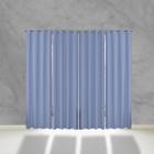 Cortina Blackout de PVC 5,60m x 2,30m Azul Corta Luz