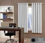 Cortina Blackout Em Pvc Branco Bella Janela 260X170Cm