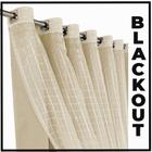 cortina blackout em tecido Fiori 5,00 x 2,70 c/voal preto