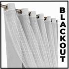 cortina blackout Fiori 7,00 x 2,70 corta luz c/voal cinza