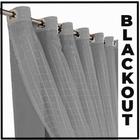 cortina blackout Fiori bloqueia a luz 7,00 x 2,60 preto