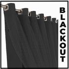 cortina blackout Fiori em tecido 6,00 x 2,80 c/voal preto