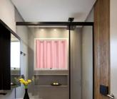 Cortina Blackout Impermeável Para Janela de Banheiro/Vitrô de Banheiro-PVC 1,10m X 0,90 cm