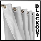 cortina blackout Lisboa 7,00 x 2,70 corta luz c/voal cinza