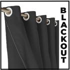 cortina blackout Lisboa par varão 7,00 x 2,80 ilhios preto