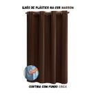 Cortina Blackout para Sala ou Quarto PVC (plástico) UMA FOLHA Rústica 1,40 x 1,00M com 100% Blecaute