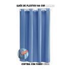 Cortina Blackout para Sala ou Quarto PVC (plástico) UMA FOLHA Rústica 1,40 x 1,00M com 100% Blecaute