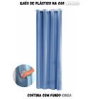 Cortina Blackout para Sala ou Quarto PVC (plástico) UMA FOLHA Rústica 1,40 x 3,00M com 100% Blecaute