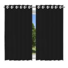 Cortina Blackout Preto com ilhos 280x280cm PVC Blecaute - Vida Pratika