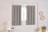 Cortina Blackout PVC 2,20x1,30 Corta Luz 100% Sala e Quarto Varão Simples