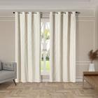 Cortina Blackout Pvc Com Renda 2,80 M X 2,30 M - Bege