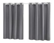 Cortina Blackout Pvc Corta 100 % A Luz 2,20 M X 1,30 M Cinza