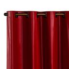 Cortina Blackout PVC corta 100 % a luz 2,80 x 2,80 Vermelha - TUCCI HOME