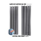 Cortina Blackout Sala ou Quarto PVC (plástico) Rústica 100% Blecaute 2,80M x 1,80M Tecido Grosso