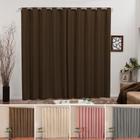 cortina blackout sala veda luz perciana moderna bloqueia 99% tecido blecaute 2 m