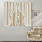 Cortina Blackout Voil Quarto Bloqueia Luz 2,00 x 1,40 Sala