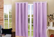 Cortina Blecaute Blackout Corta Luz 2,80 M X 1,60 M PVC Lilas Casa Tem