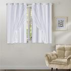 Cortina Blecaute Luz Voil Blackout 2,80 x 1,60 Quarto Menina