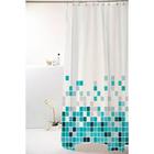 Cortina Box PVC Quadriculado Verde 180x160cm  - UZOO