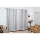 Cortina c/ Ilhós 3,00mx2,70m Jacquard Adamascado para Sala ou Quarto