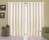 Cortina Corta Luz 3,00m X 2,40m 100% Blackout PVC Palha Para Sala Ou Quarto Para Varão Simples