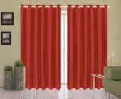 Cortina Corta Luz 3,00M X 2,80M 100% Blackout Pvc Vermelho