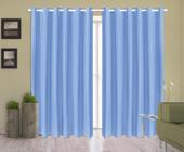 Cortina Corta Luz 4,00M X 2,30M 100% Blackout Pvc Azul