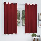 Cortina Corta Luz Blecaute Blackout Liso 2,80x1,70m Vermelho